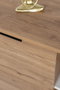 Hanah Home Sina 4621 Consola Roble Zafiro y Blanco